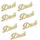 Wooden Embellishment with Engraving - Dad